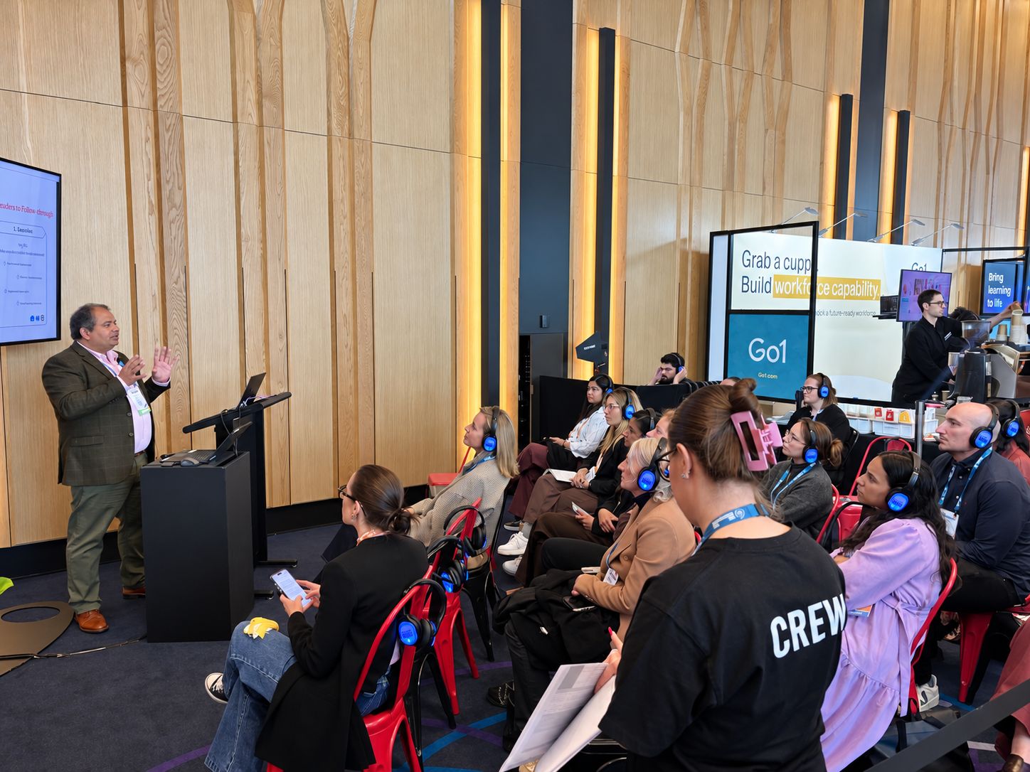 Standing room only at HR + L&D Tech Fest Sydney